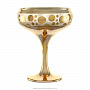 Набор креманок для шампанского 270 мл "Золотое игристое", фотография 2. Интернет-магазин ЛАВКА ПОДАРКОВ